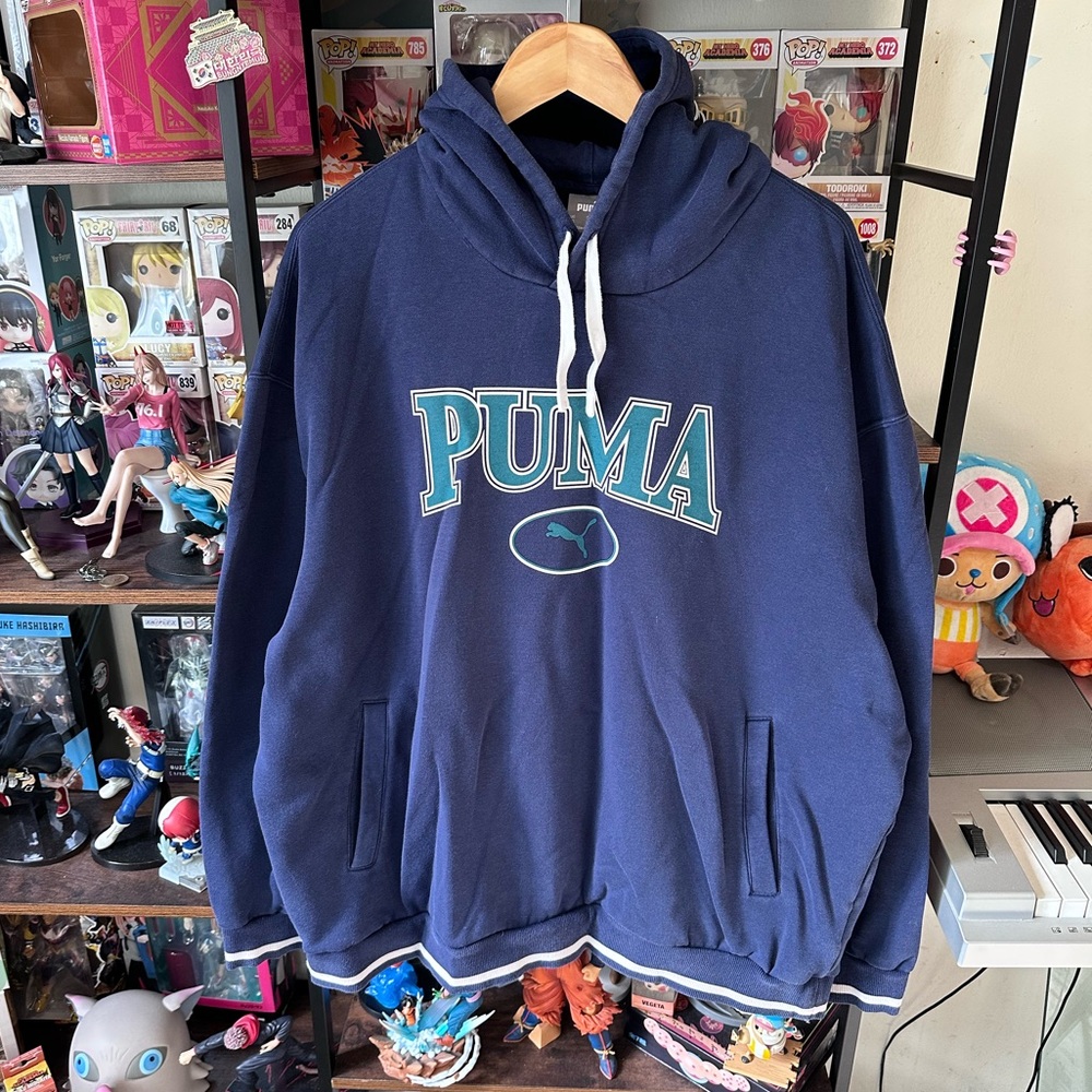 Puma Squad Hoodie Navy Blue Men’s 2XL